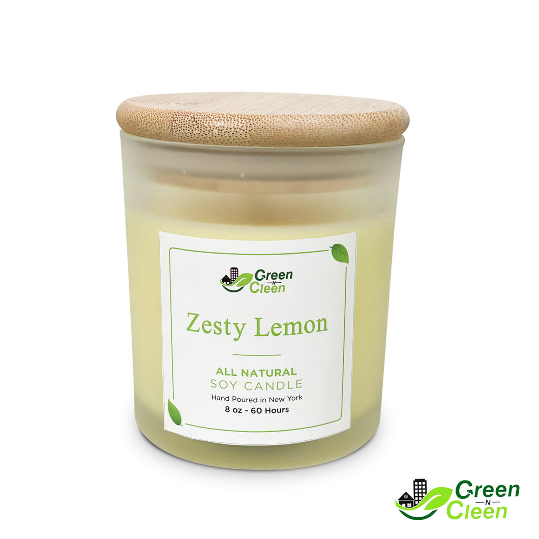 Zesty Lemon Soy Candle (8oz)